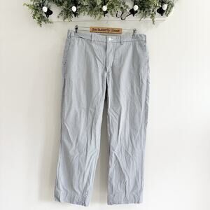 Polo Ralph Lauren Men’s Preston Blue Striped Seersucker Straight Leg Pants 36x32